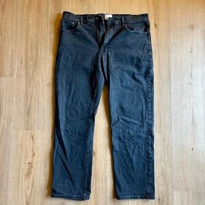 Black Mutual Weave Jeans, Size 38Wx32L
